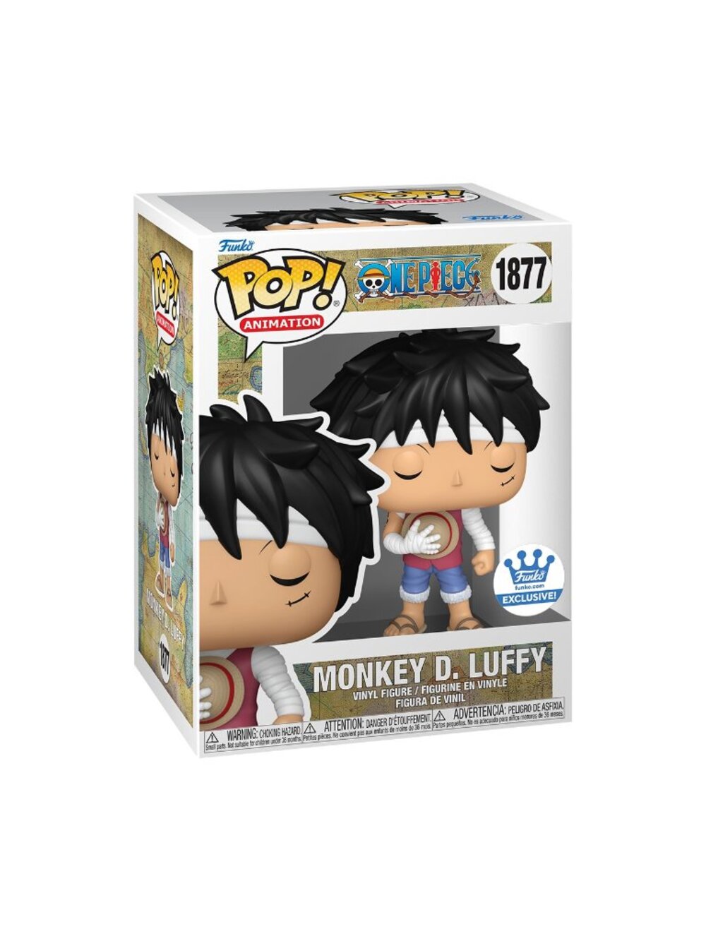 Funko POP! Anime One Piece Monkey D Luffy Marineford Memorial Exclusive #1877!